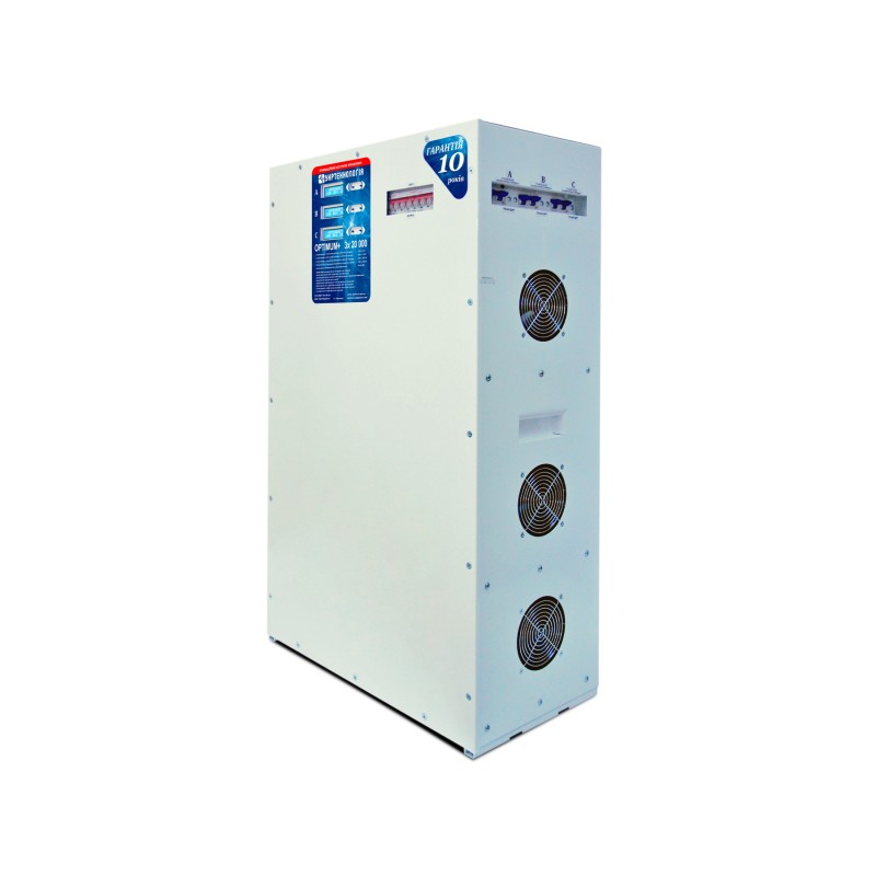 Трифазний стабілізатор напруги Укртехнологія НСН-20000х3 OPTIMUM