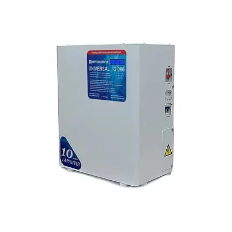 Однофазний стабілізатор напруги Укртехнологія НСН-12000 UNIVERSAL LV